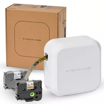 Brother Industries этикетки Writer Cube P-Touch PT-P710BT (Совместимость со смартфоном/ширина 3,5 мм~24 мм/лента TZe)