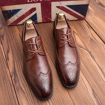 Brown Evening Mens Shoes Dress Official Shoes For Men Size 33 Shoes Sneakers Sport Latest Teni Shoose Sneacker Technology 38