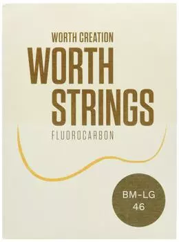 Brown Fluorocarbon String Set [Worth] BM-LG (for Low-G Ukulele)