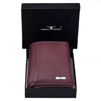 Коричневый кожаный мужской кошелек