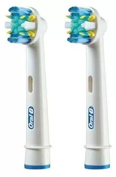Brown Oral B Floss Action x 3 piece set Replacement brush for electric toothbrush [Set sale] P&G EB25-2HB (2 pieces)