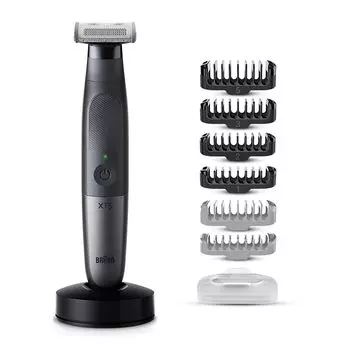 brown XT5300 black/gray metal [Body & Face groomer PRO X (rechargeable) ]