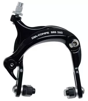 BRS202 Front and Rear Brake Calipers DIA-COMPE (Black) чёрный