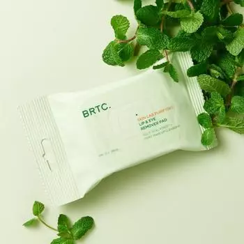 Brtc Brtc Skin Lab очищающие салфетки для удаления макияжа с губ и глаз 30 листов