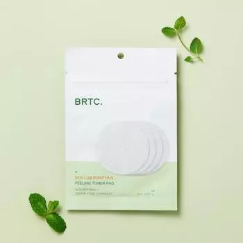 Brtc Brtc Skin Lab очищающий пилинг-тонер-диск 4 листа