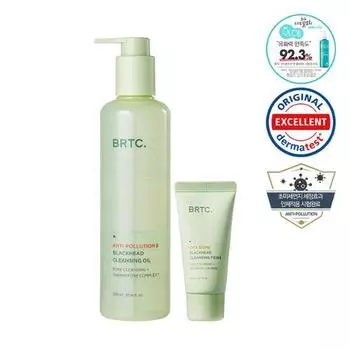 BRTC Масло для очищения от загрязнений и черных точек, 300 мл, специальное (+ 20 мл пены в комплекте.)