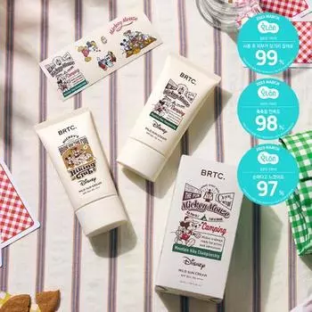 BRTC Мягкий солнцезащитный крем 50 мл 1+1 Специальное предложение (Дисней), корейский солнцезащитный крем