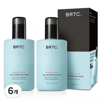 BRTC Power Homme Solution All-in-One, 150мл, 6 шт., лучшая мужская косметика Кореи