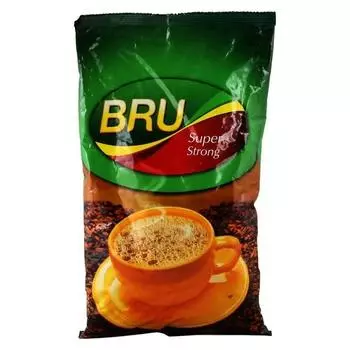 Bru Instant Coffee - Суперкрепкий, 500-граммовый пакетик - Растворимый кофейный порошок