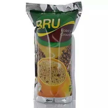 BRU Кофе - жареный и молотый (Пополнение), 500г пакет