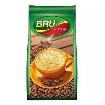Bru Растворимый кофе - порошок, 200 г, пакет
