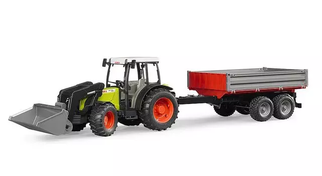Bruder Claas Nectis267 F Тракторный самосвальный прицеп BR02112 &
