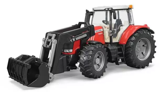 Bruder Massey Ferguson 7600 с фронтальной загрузкой
