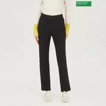 Брюки Benetton Benetton Late Fleece Banding Pants Bapt67361 Bk blacks/42