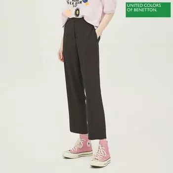 Брюки Benetton Benetton с вытачками спереди Bapt94331 Bk blacks/42