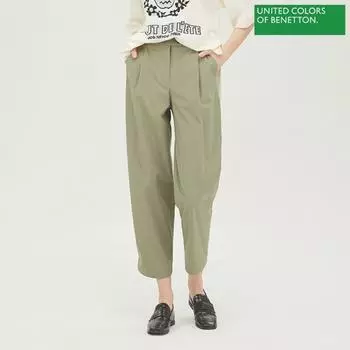 Брюки Benetton Bizo Pin Tuck Bapt57331 Ka Khaki/42