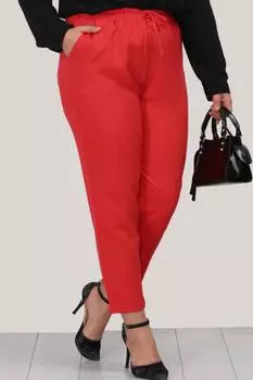 Брюки больших размеров с двойными штанинами