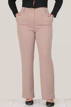 Брюки больших размеров с высокой талией