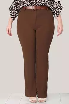 Брюки больших размеров с высокой талией