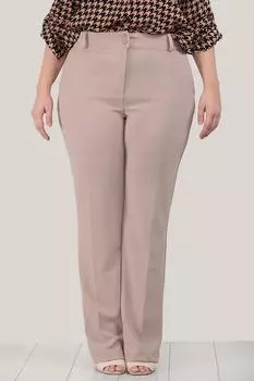 Брюки больших размеров с высокой талией