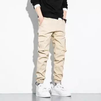 Брюки большого размера с девятью точками, мужские брюки 8XL чёрный