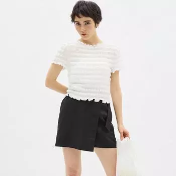 Брюки-брюки из смесового льна GU by Uniqlo+E