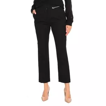 Длинные брюки с карманом на молнии 16F2PA08 для женщин чёрный