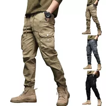 Брюки для активного отдыха Мужские рабочие брюки из нейлона 600D Scratching Pack Wear/Scratch Pack L чёрный