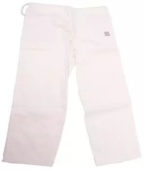 Брюки для дзюдоги JZP25L белые [Kuzakura] Мужские белый