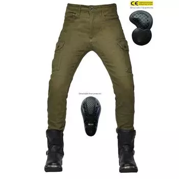 Брюки для езды на мотоцикле VOLERO, брюки для езды на мотоцикле, защита от падения Harley, внедорожная спецодежда, гоночная ретро 4XL чёрный