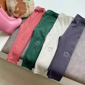 Брюки для йоги для девочек, повседневные удобные брюки с мультяшным принтом, леггинсы для спортзала 11