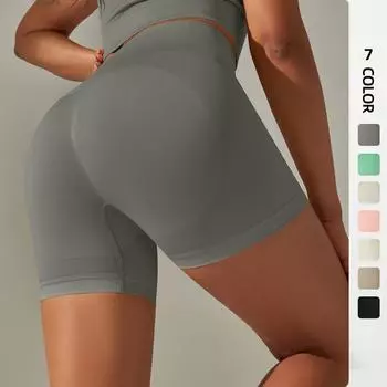 Брюки для йоги с высокой талией, однотонные, спортивные, для бега, фитнеса S