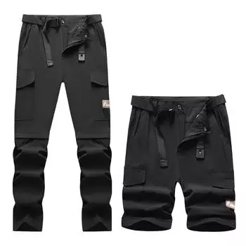 Брюки для спринта на открытом воздухе больших размеров, съемные брюки для спринта на открытом воздухе, быстросохнущие брюки 7XL