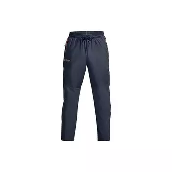 Брюки для тренировок Under Armour Solid Woven Running Training, мужские, синие 1377182-044 L