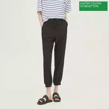 Брюки-джоггеры Benetton Benetton с полосками сзади Bapt98331 Bk blacks/42