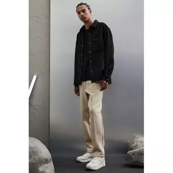 Брюки-джоггеры HM slimM Fit Dressy бежевого цвета XS