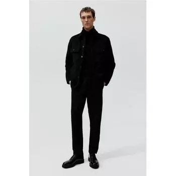 Брюки-джоггеры HM slimM Fit Twill черного цвета XS