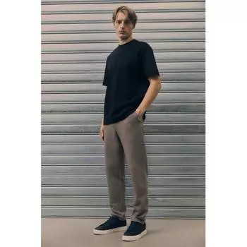 Брюки-джоггеры HM slimM Fit Twill темно-бежевого цвета XS