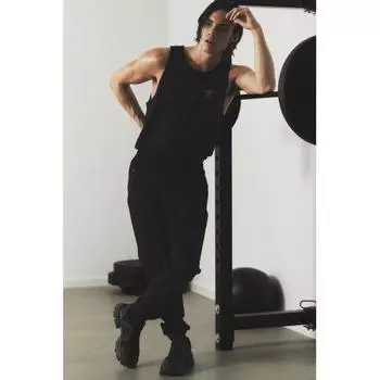 Брюки-джоггеры HM Sports Cargo, черные XS