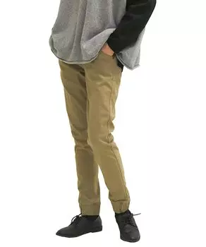 Брюки-джоггеры из эластичного твила бежевые 4L [And It] женские бежевый