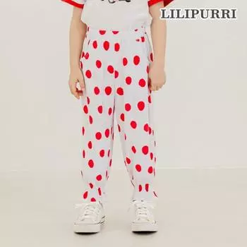 Брюки-джоггеры Lilypuri Candy Pop красные Red/120