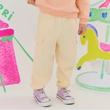 Брюки-джоггеры Lilypuri Charming Waffle бежевые beige/130