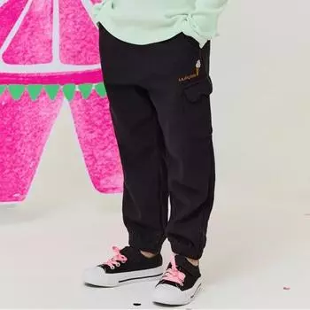 Брюки-джоггеры Lilypuri Charming Waffle черного цвета blacks/110