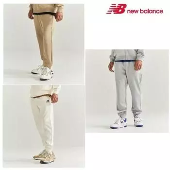 Брюки-джоггеры New Balance Uni Essential Nbmlc41013 Khaki70 (XS)