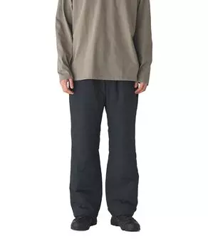 Брюки гибкие утепленные широкие брюки черные [Snow Peak]