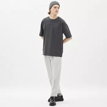 Брюки GU by Uniqlo Dry Wide Easy Ankle Pants SW стандартной длины от 64,0 до 68,0 см можно установить