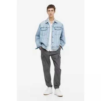 Брюки HM Cargo Jogger Темно-серые 1002227003