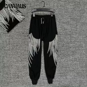 Брюки Harlan размера девять десятых с высокой талией, летние женские брюки-брюки с завязками