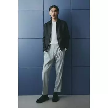Брюки HM Criss Leg Regular Fit светло-серые XS