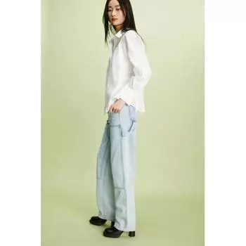 Брюки HM Denim Walker Светло-синие джинсовые